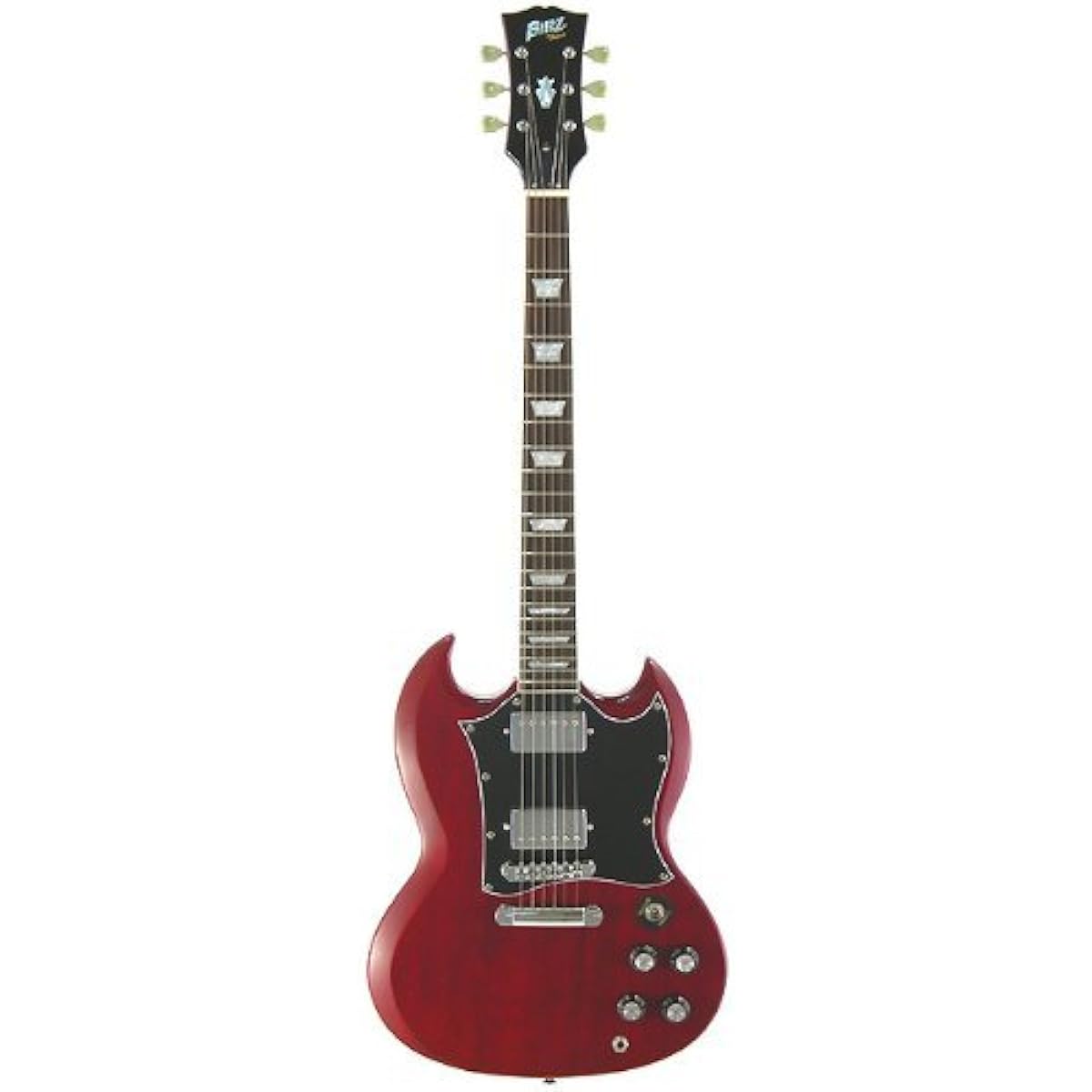 Blitz Electric Guitar SG Type Wine Red with Soft Case BSG-STD WR