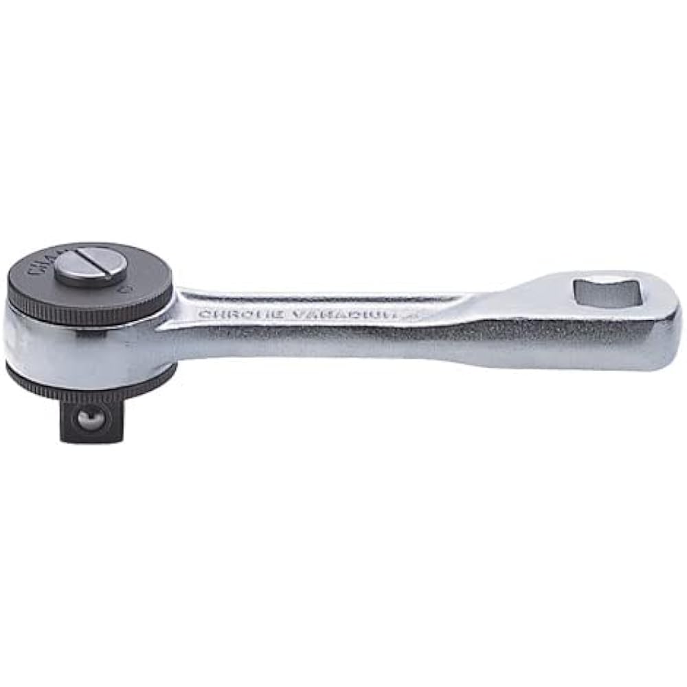 Top (TOP) Handy ratchet 5° feed Drive angle 12.7mm Made in Japan Compact *6 pieces RH-4S Tsubame-Sanjo Made in Japan