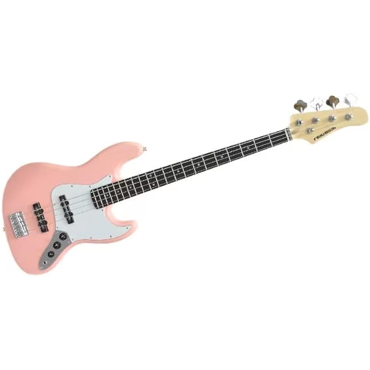 PLAYTECH Electric Bass JB Type PINK
