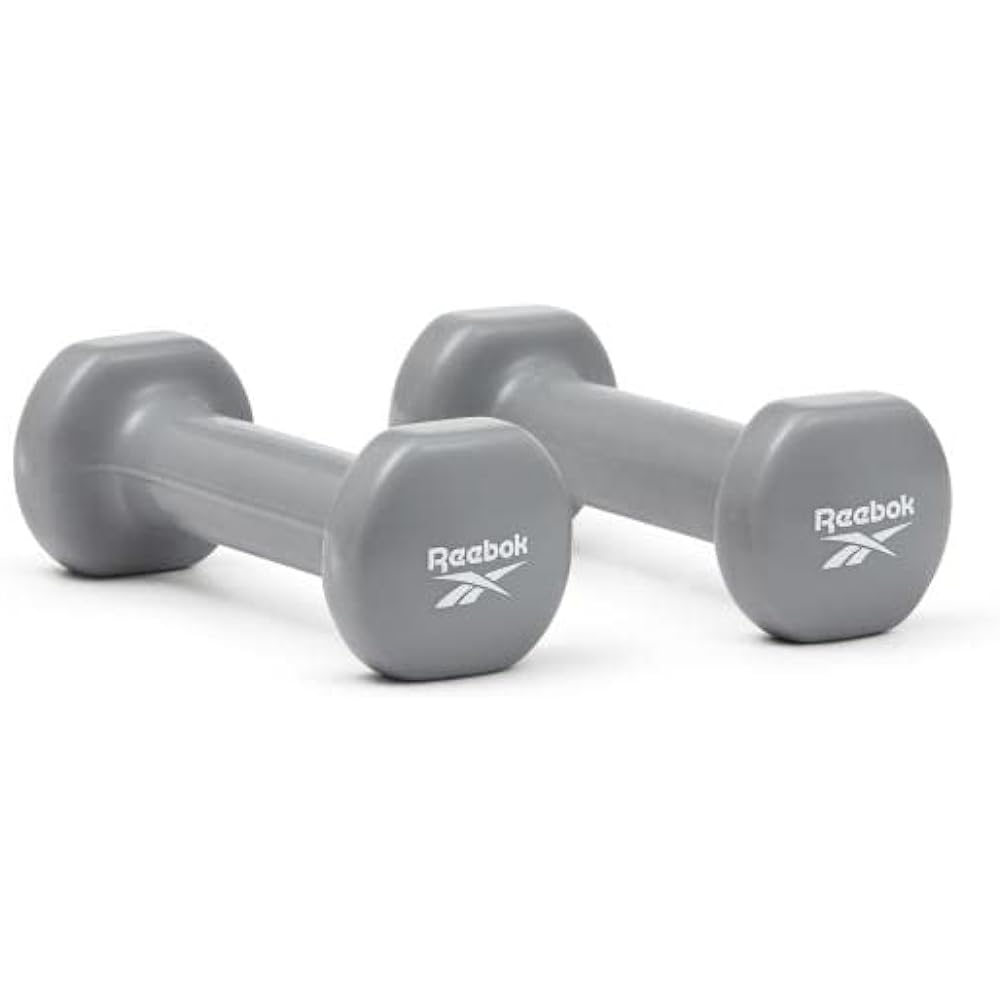 Reebok Dumbbell Set of 2 Pair Muscle Training Kintore Training Soft Coating
