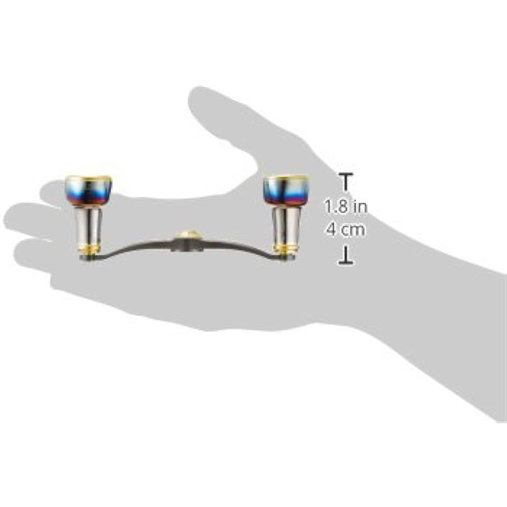 LIVRE Reel FullComp Crank (Right-handed) For Shimano 100 (Gunmetal P + Gold G)