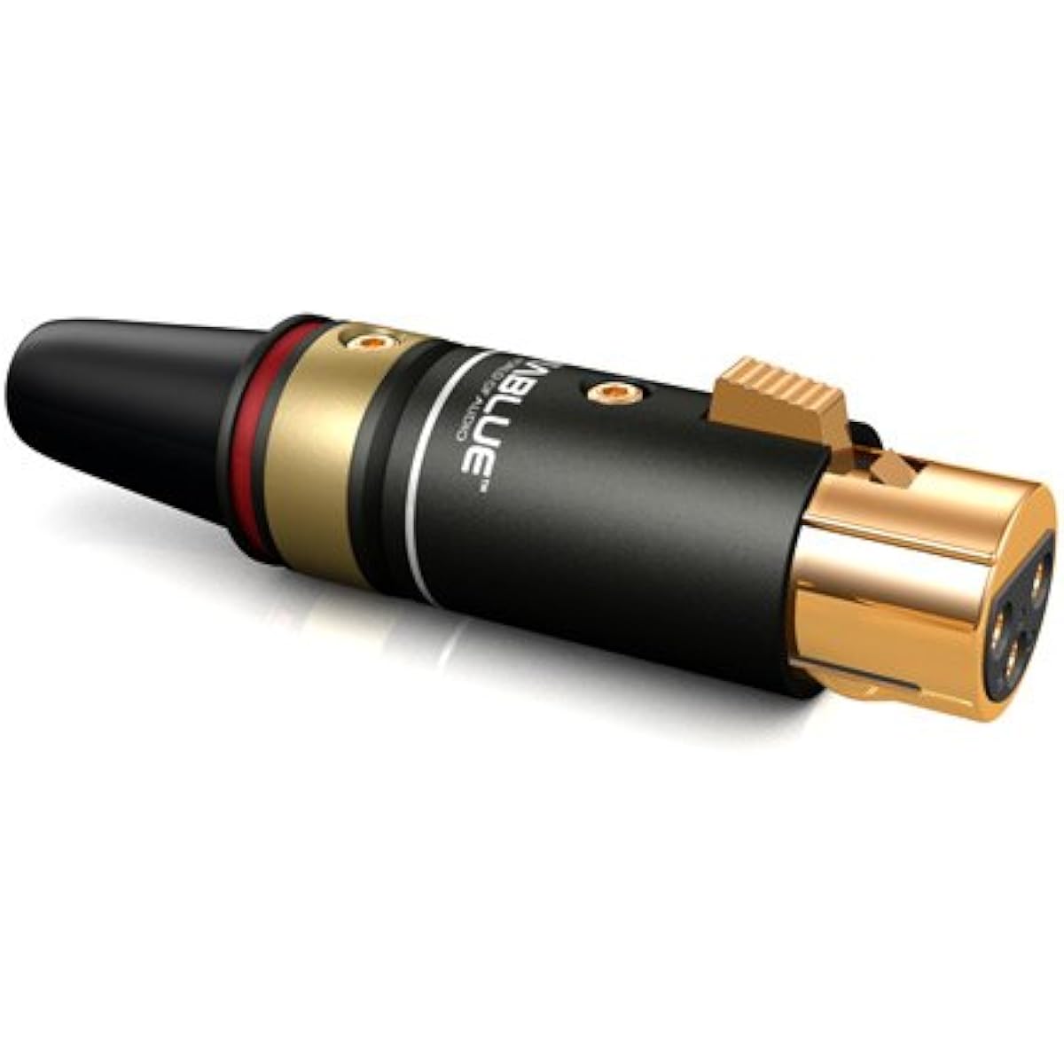 VIABLUE NF-S1 Silver Quattro Quadruple Shield High End XLR/Canon Balanced Cable (3m, Red)