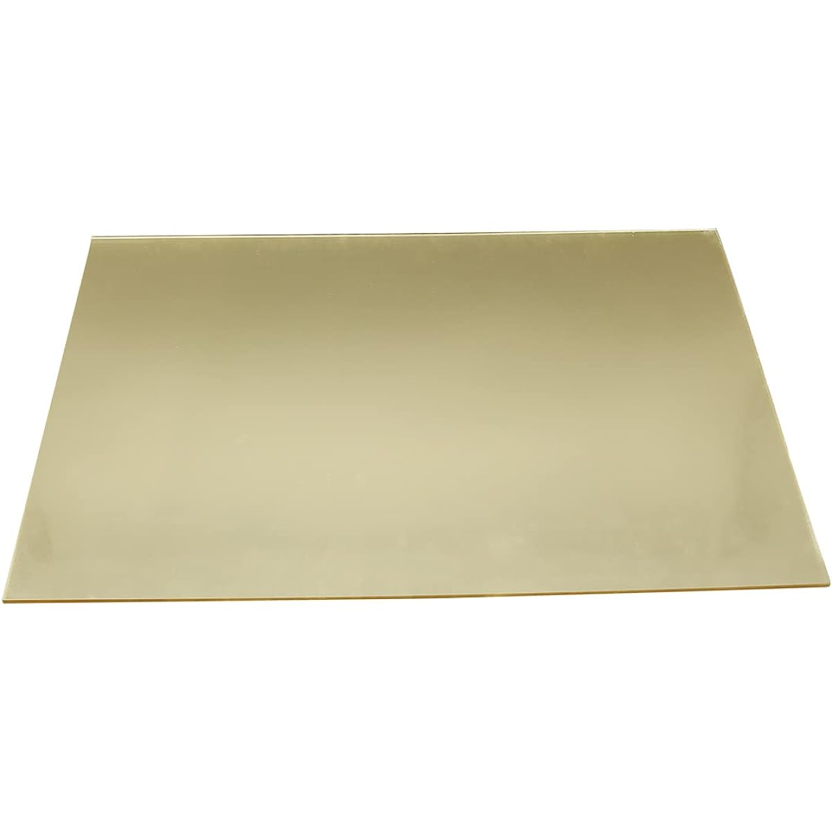 FLEOR 12 x 17" Blank Guitar Pickguard Sheet for Strat Tele Guitar Pickguard P Bass Jazz Bass Custom Pickguard Material 1 Layer Golden Mirror