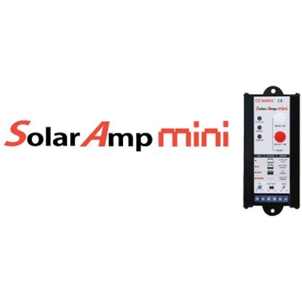 Denryo Solar Battery Charge/Discharge Controller Solar Amp mini SA-MN05-8 with timer