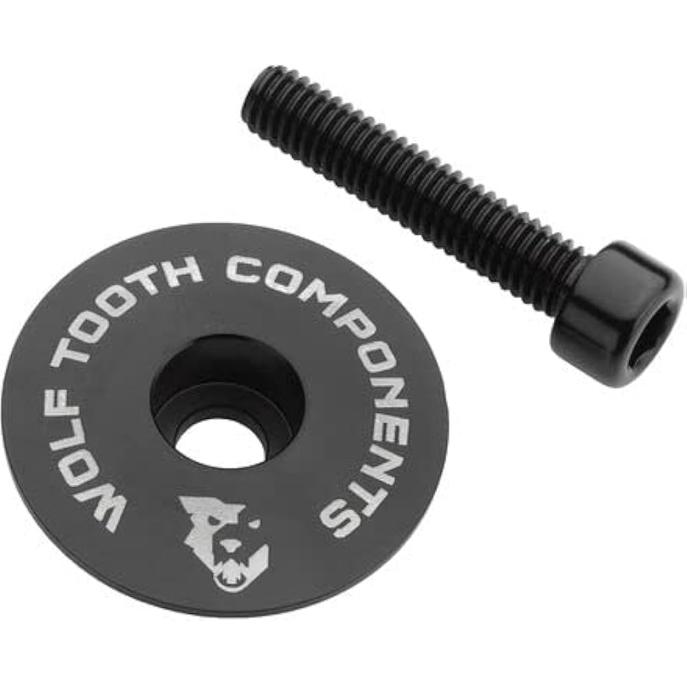 Wolf Tooth Ultralight Stem Cap Black