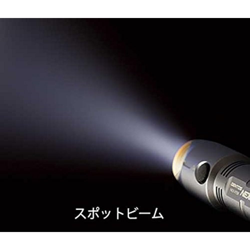 GENTOS LED Flashlight [Brightness 280 Lumens, Practical Lighting 14 Hours/Splashproof] Nexera NEX-905D