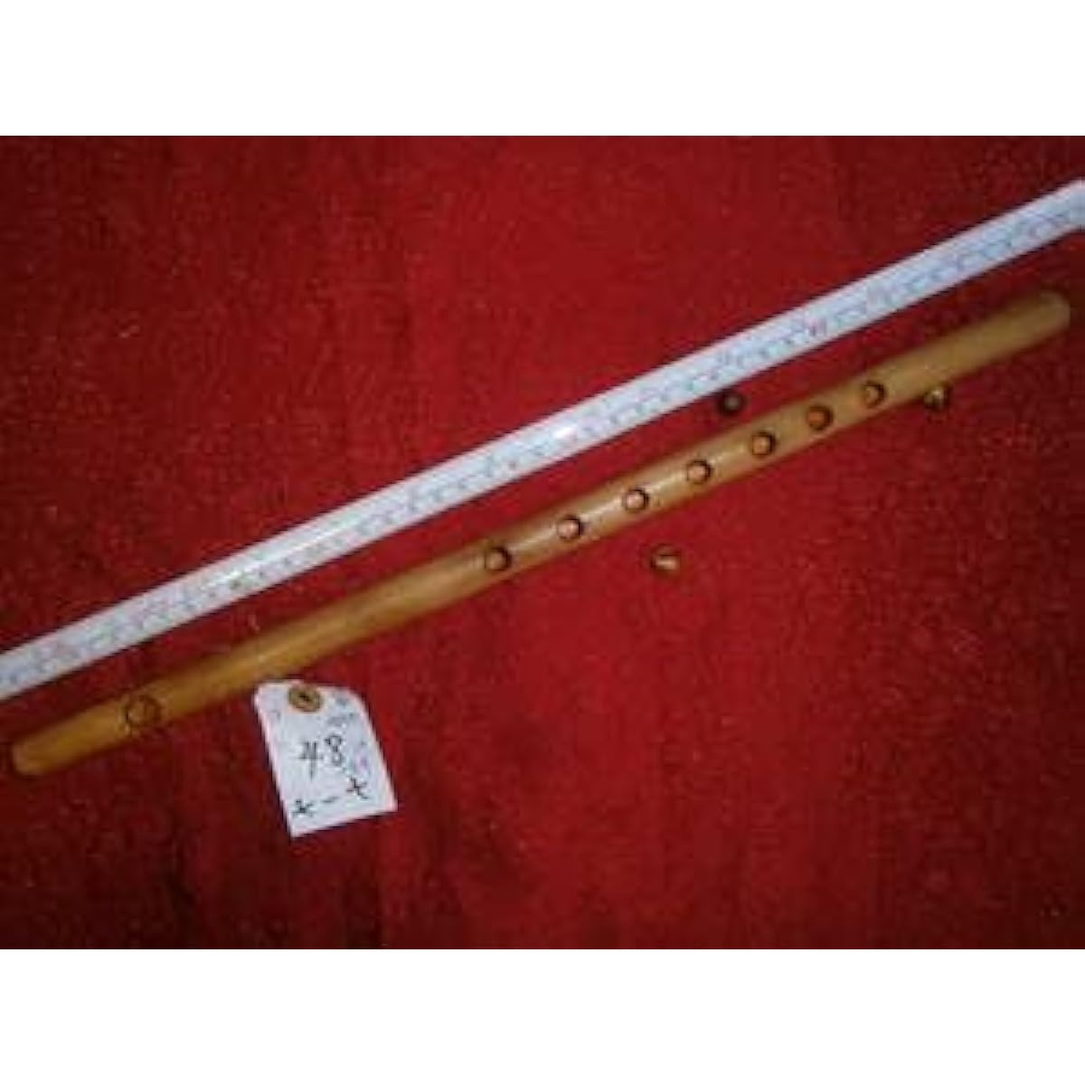 48 For beginners, burnt bamboo, transparent finish, classical style, seven holes, seven tuning, made by Negishi Shinobue Workshop