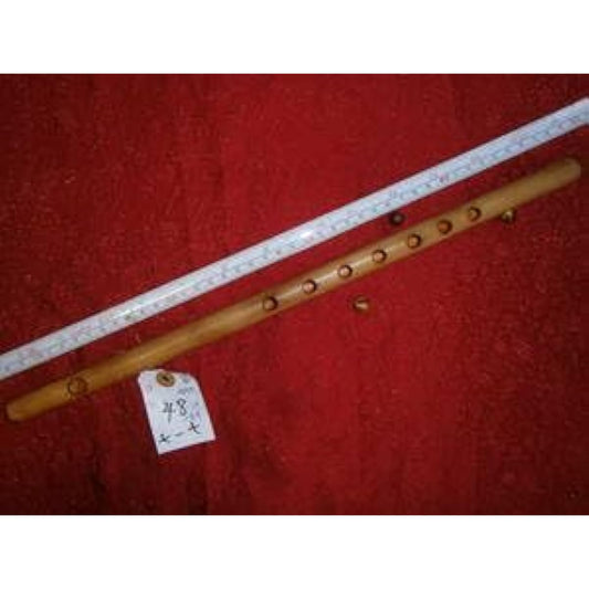 48 For beginners, burnt bamboo, transparent finish, classical style, seven holes, seven tuning, made by Negishi Shinobue Workshop