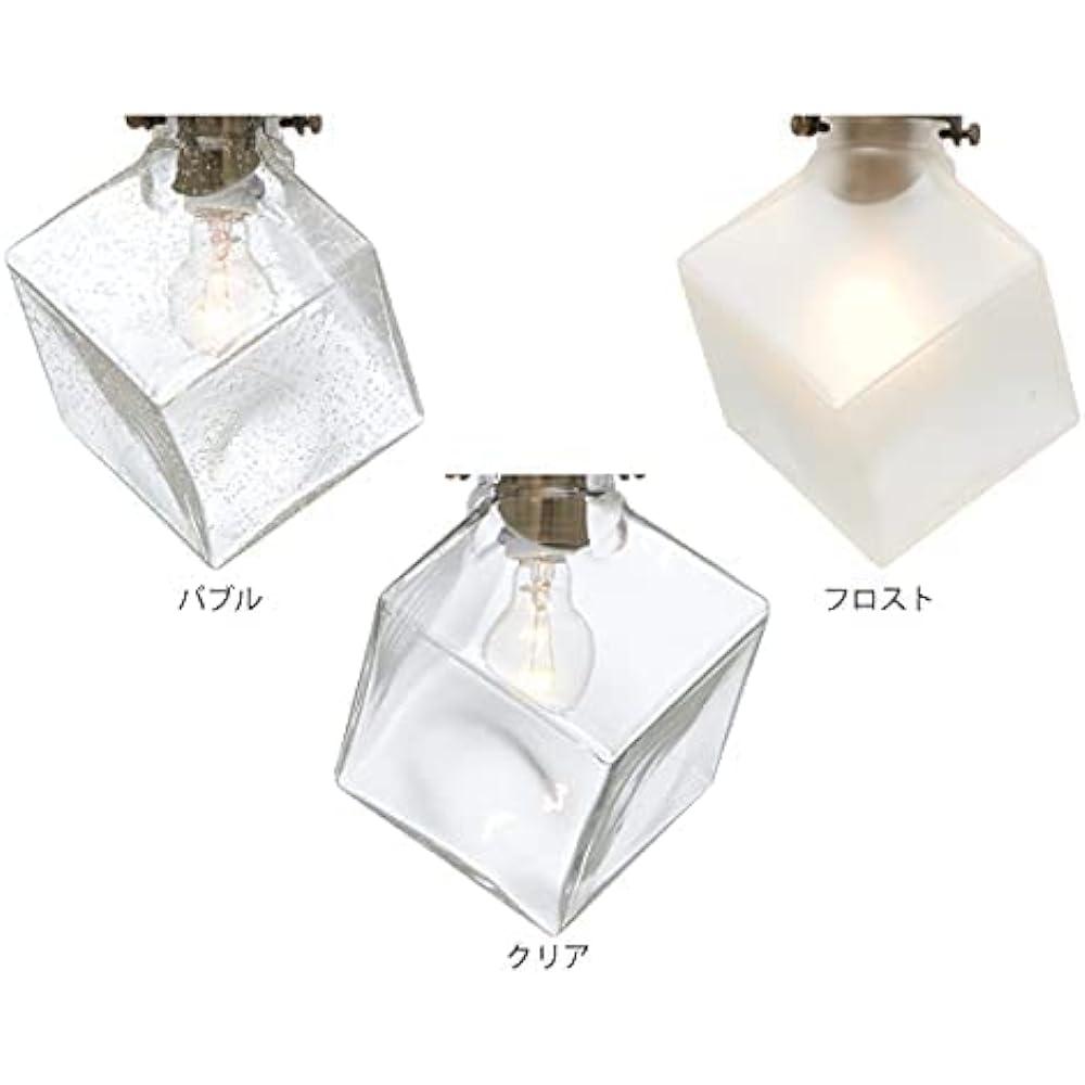 Interform Pendant Light LT-2656CL Quadrato Without Bulb/Sold Separately Clear Glass Antique