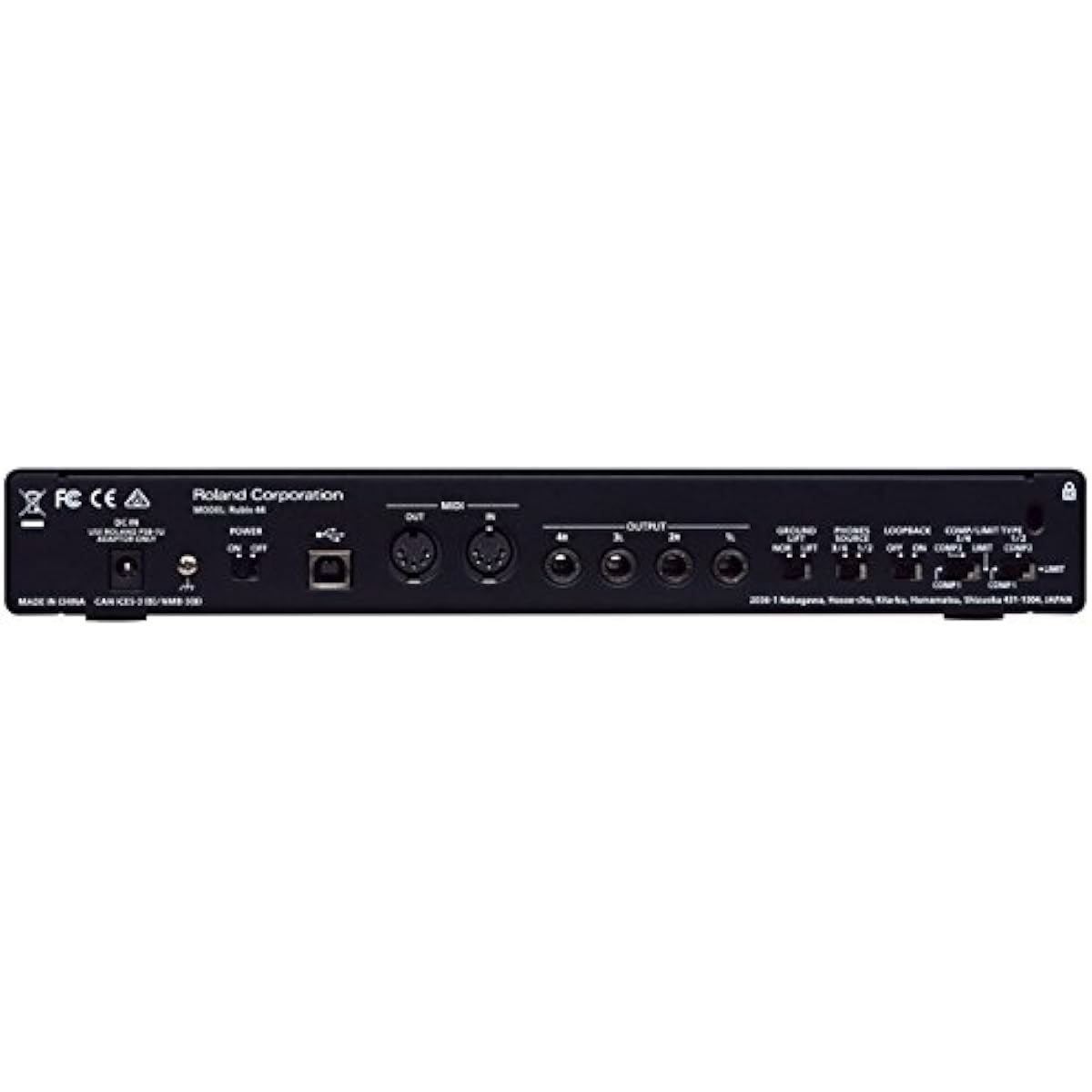 [Cable included] Roland audio interface Rubix44 + audio-technica ATL458A/3.0 set