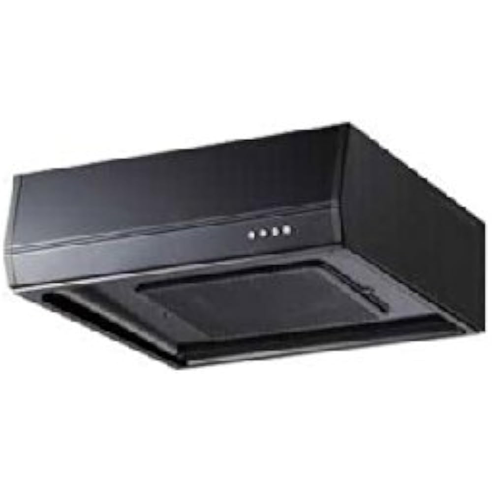KAKUDAI Range Hood Black Shallow Type #FJ-BFR1E601BK