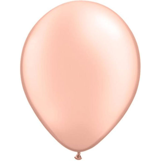 28cm Pearl Peach Balloons- 100ct. [Toy]