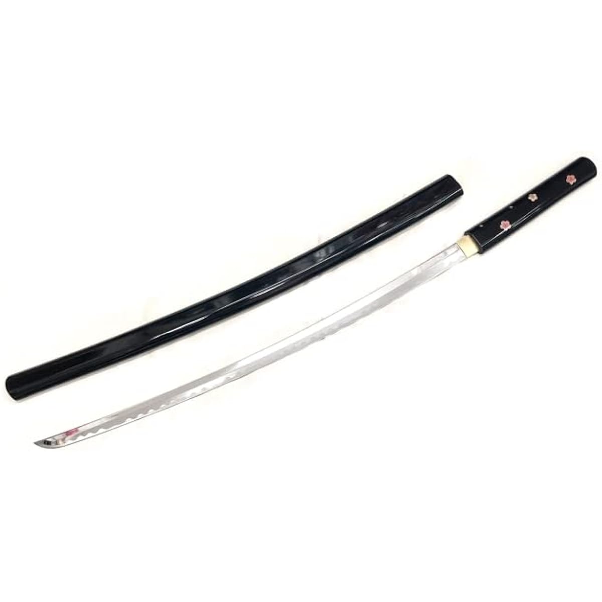 a (Yozakura) ◆ Black painted sheath Japanese sword Katana Sword Cosplay Collection Father's Day Photography Sengoku warlord Ornamental Theater Costume Display Boy's Day Children's Day Movie goods Props Stage Historical drama Anime Samurai General Warrior