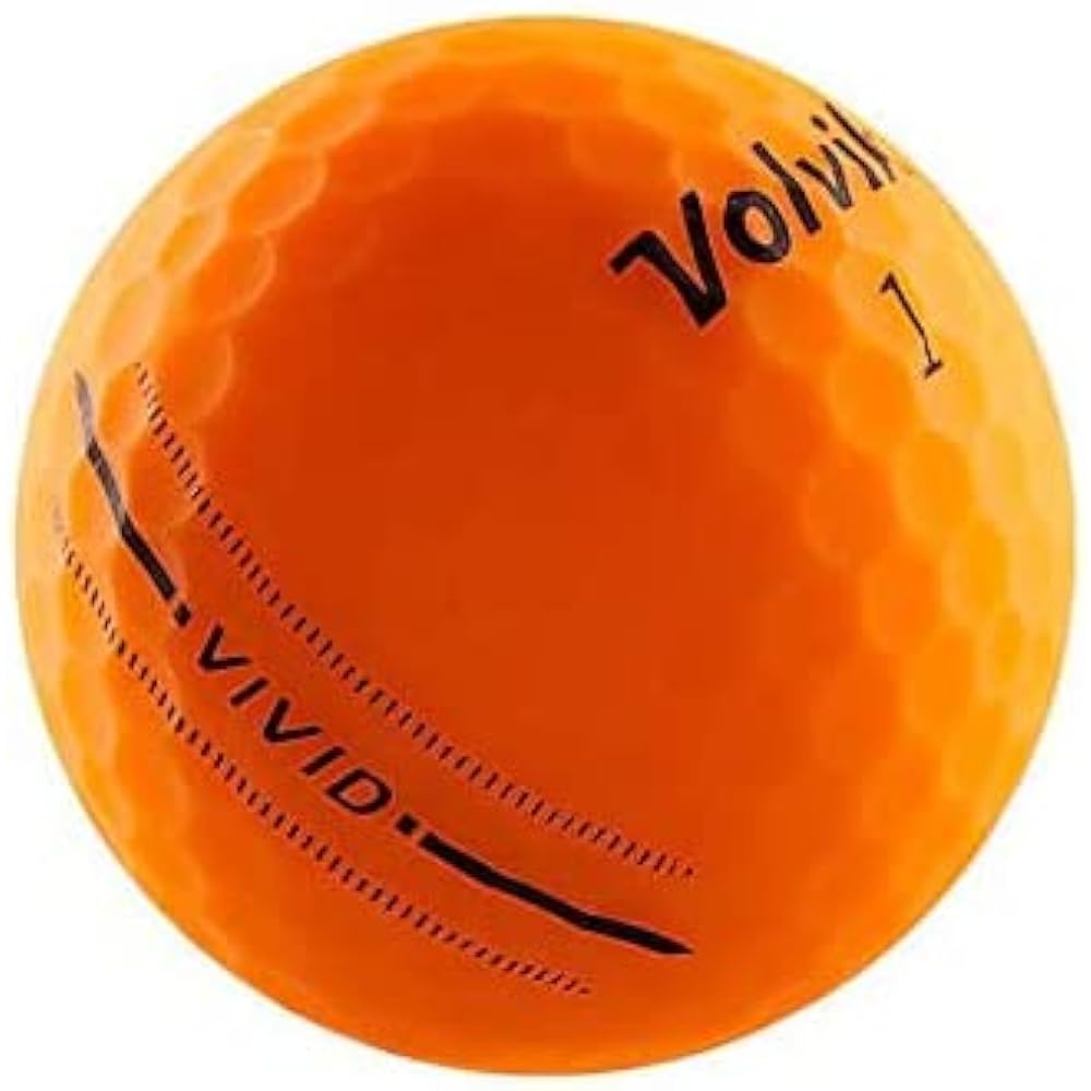 2022 Volvik Golf Ball VIVID 22 Orange