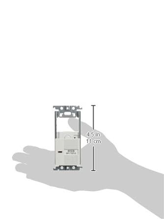 Panasonic Cosmo Series Wide 21 Recessed Electronic Toilet Ventilation Switch Switch Space, Temporary Operation/Delayed Stop Switch Approximately 10 Seconds - 30 Minutes Variable White WTC54815W