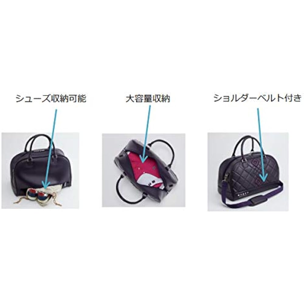 ONOFF Boston bag white x purple OV7921-01
