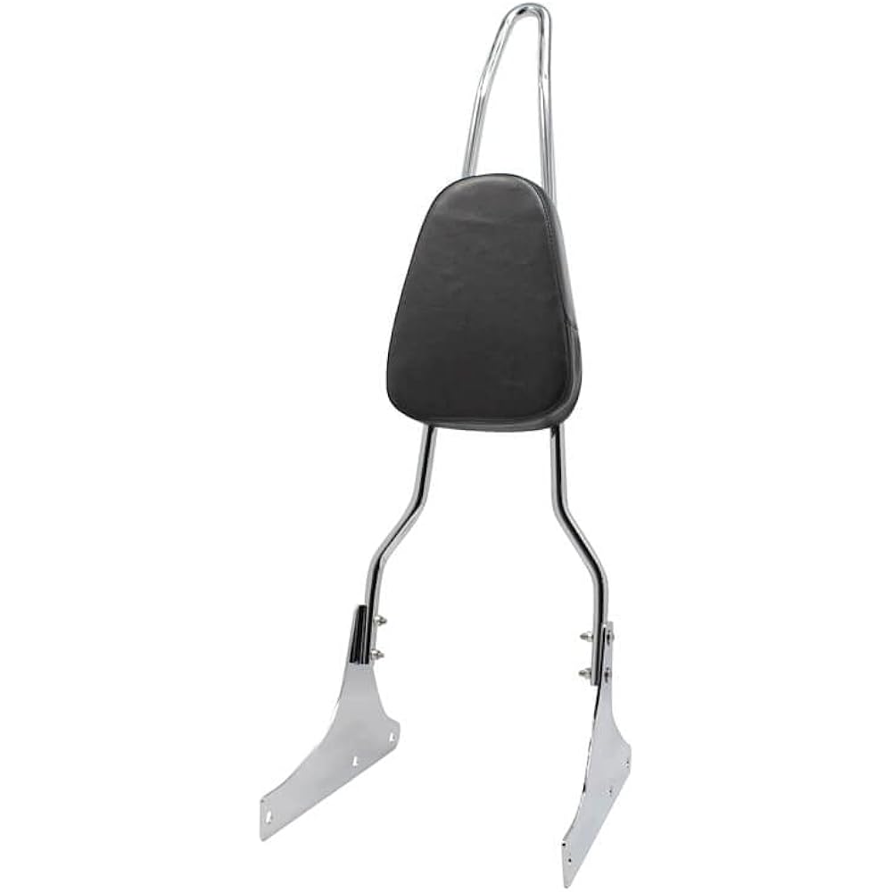 Motaux Passenger Sissy Bar Backrest Harley Heritage Softail FLSTC/Springer FLSTS/Fatboy EFI FLSTF, Chrome
