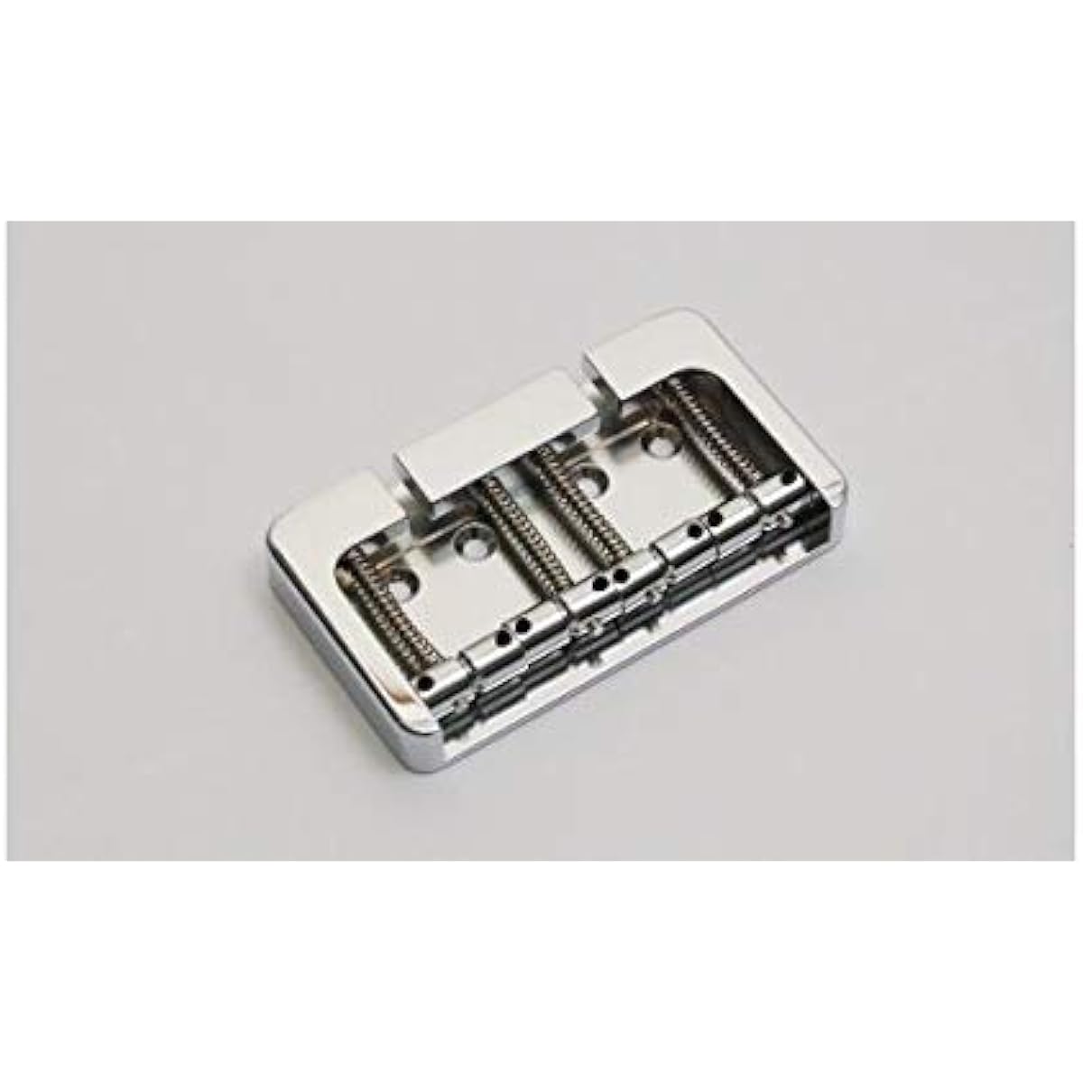 HIP SHOT Bass Bridge 4 String B Style Bass Bridge Aluminum Chrome
