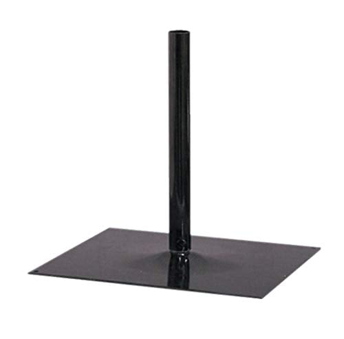 Noboriya Kobo Pole Stand Iron Plate 30cm Black No.940/62-7067-40