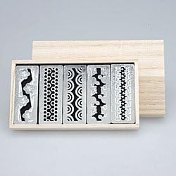 [Genuine Tin] [Nousaku] [Takaoka Traditional Crafts Brand] Perfect as a gift Cutlery Rest Auspicious Crest - 5 pieces