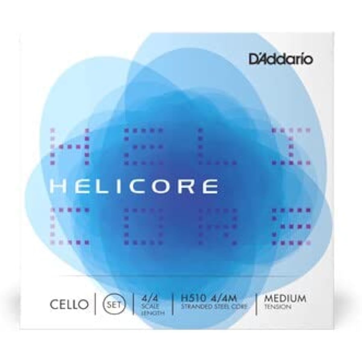 DADDARIO H510 4/4M Helicore cello set medium cello strings