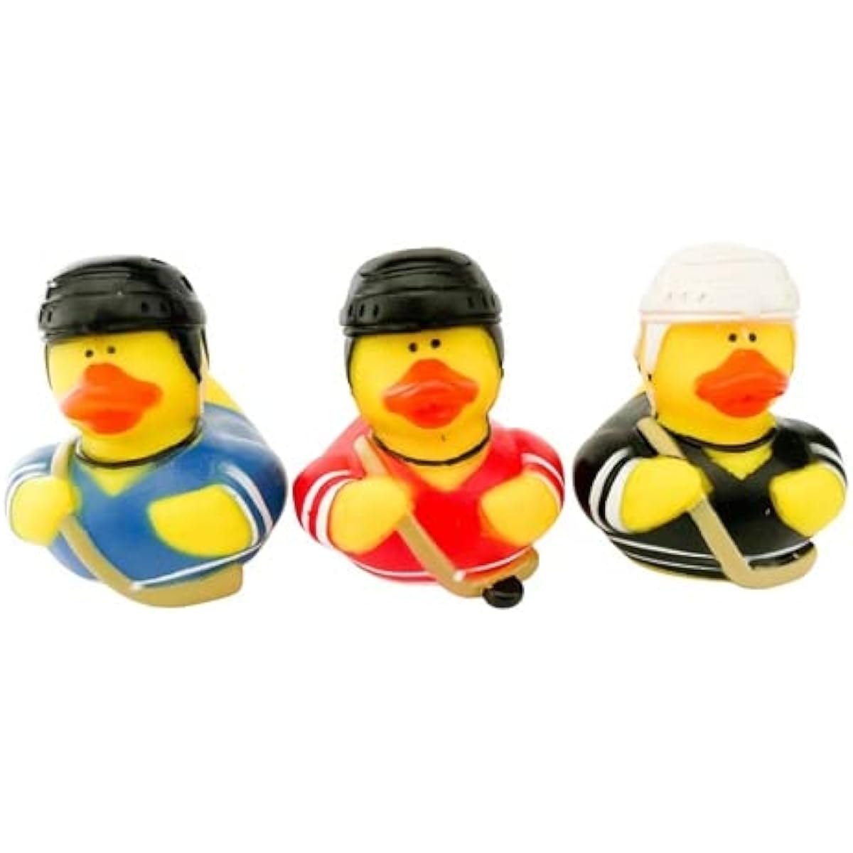 HAPPY DEALS ~ 12 Hockey Rubber Ducks | 2 Inch | Fun Hockey Party Favors