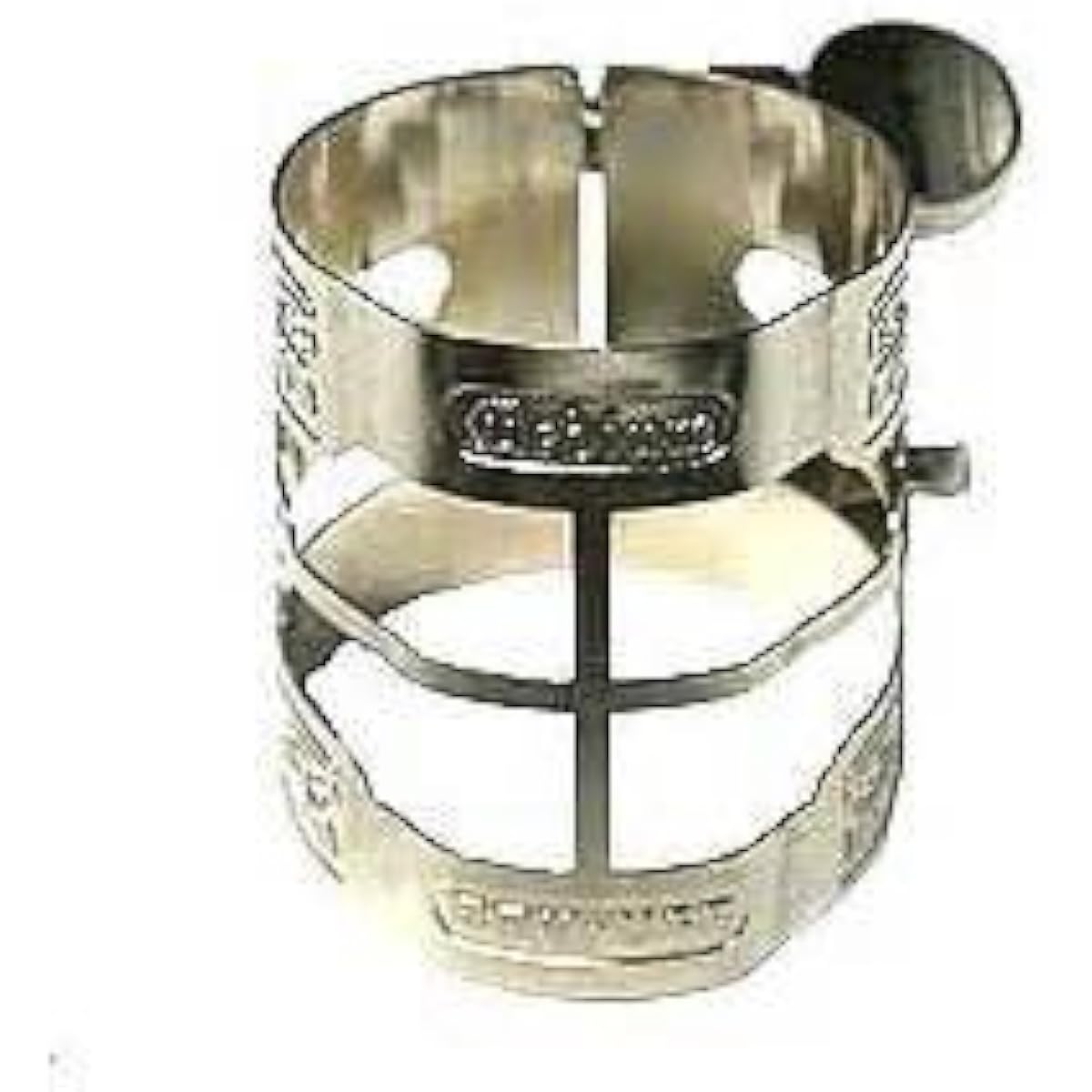 BAY Ligature Standard Rhodium Plated Reverse Tightening 2 Screws for Bass Clarinet