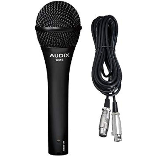 AUDIX - Dynamic Microphone OM5 + 5m Microphone Cable Set