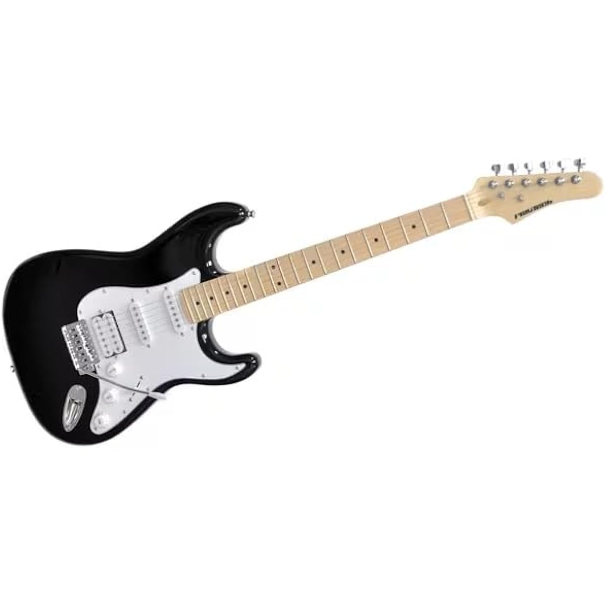 PLAYTECH Electric Guitar Stratocaster Type ST250 S-S-H Maple Black