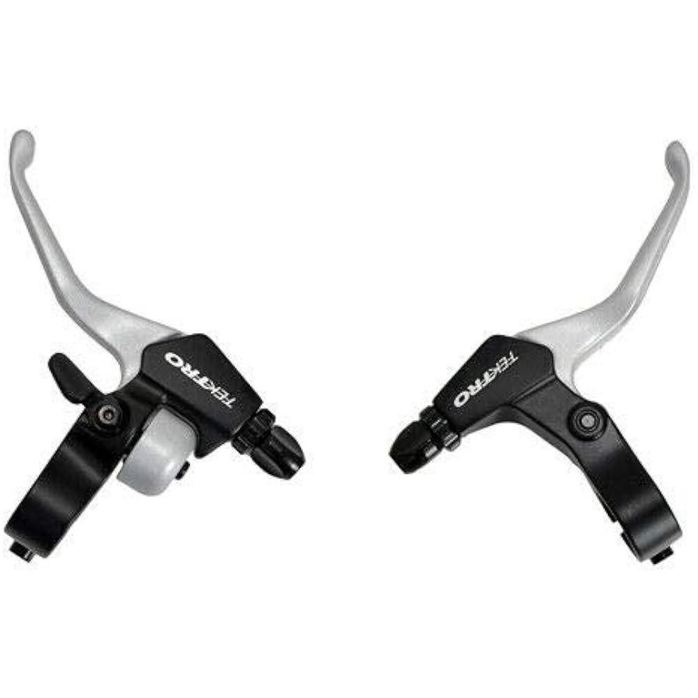 TEKTRO CL525 RS, CL520 RS MTB BMX Hybrid Brake Lever with Bell, Silver, MH1871-N