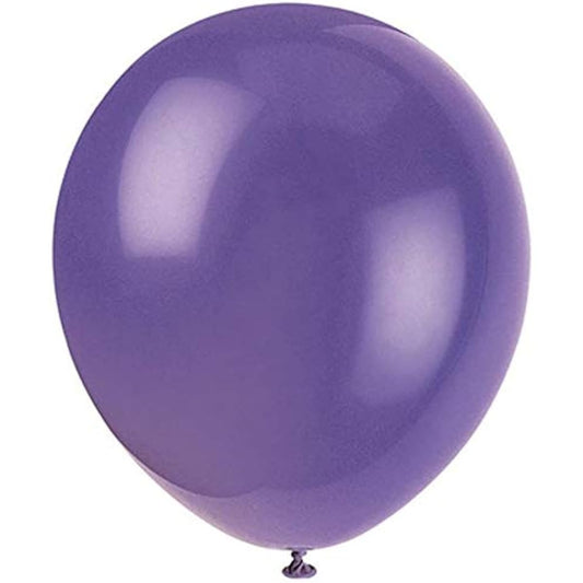 Amscan New Bulk Solid Color Latex Balloons, 12 Inch, Purple