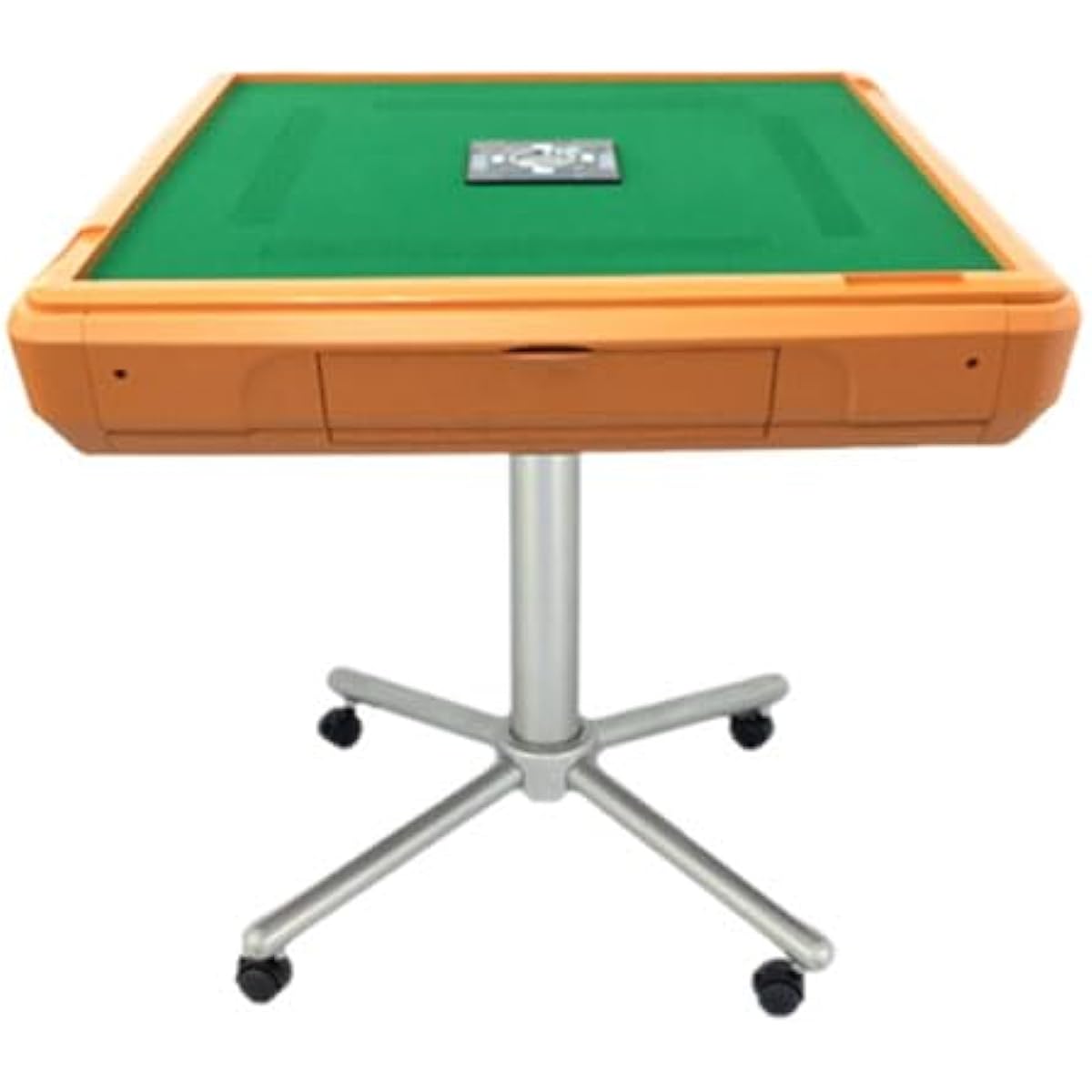 Fully automatic mahjong table "Spider Hash CZ" (Spider#CZ) with casters and legs for both sitting and standing, 28mm tiles (orange)