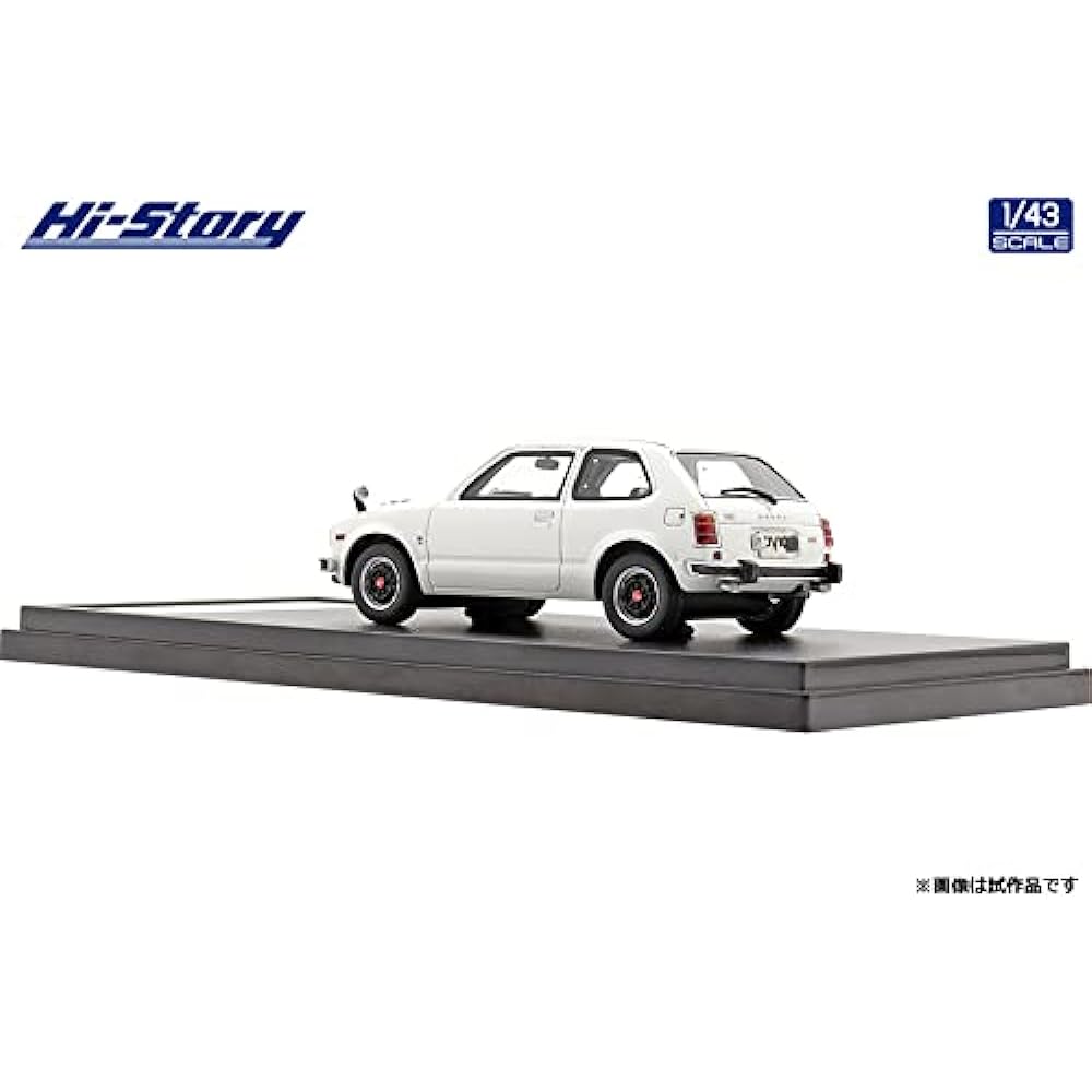 Hi Story 1/43 Honda CIVIC RS (1974) White Finished Product HS344WH