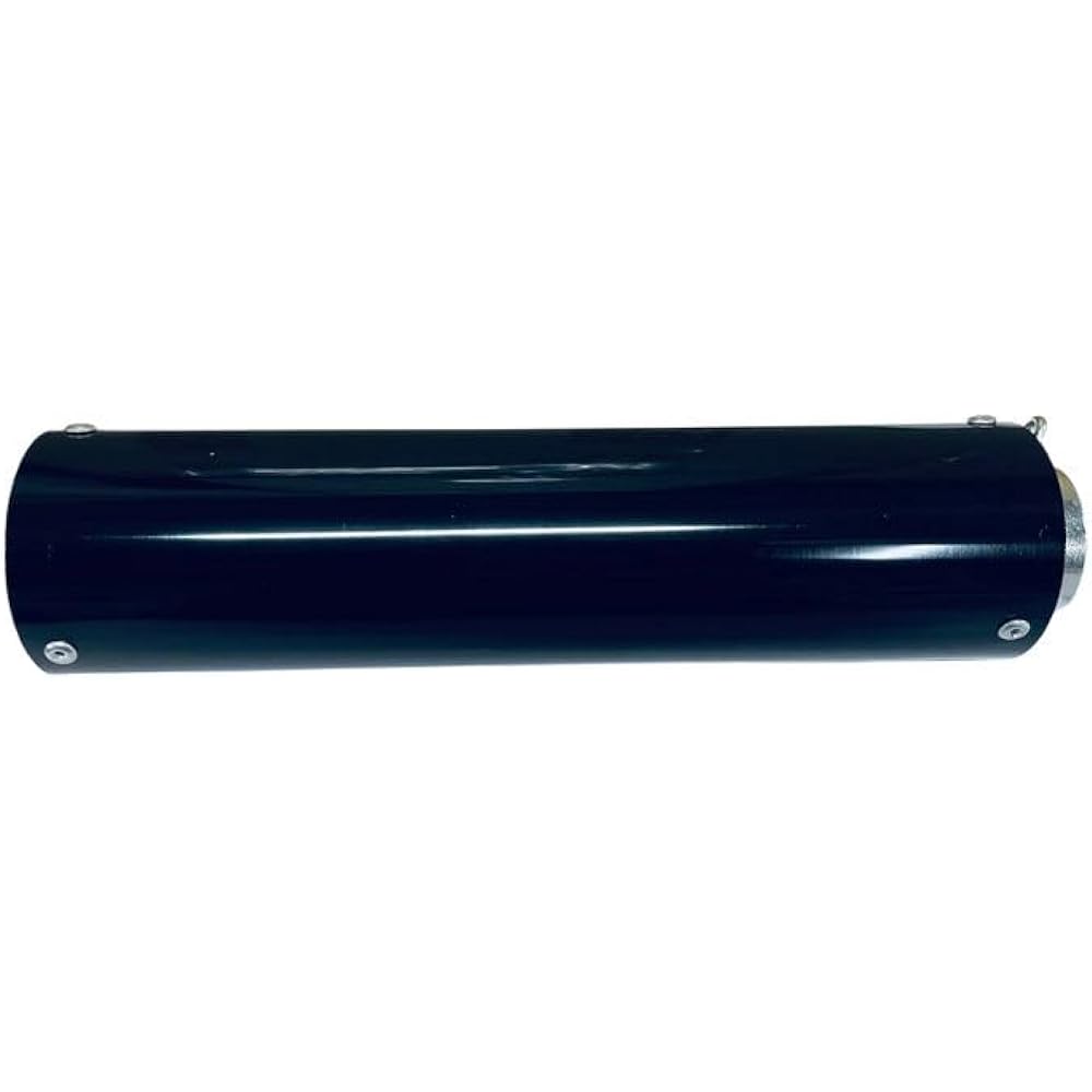 Ende Silencer 50.8Π Selectable Color Band with Spring/General Purpose Aluminum Baffle Inner (Red x Silver)