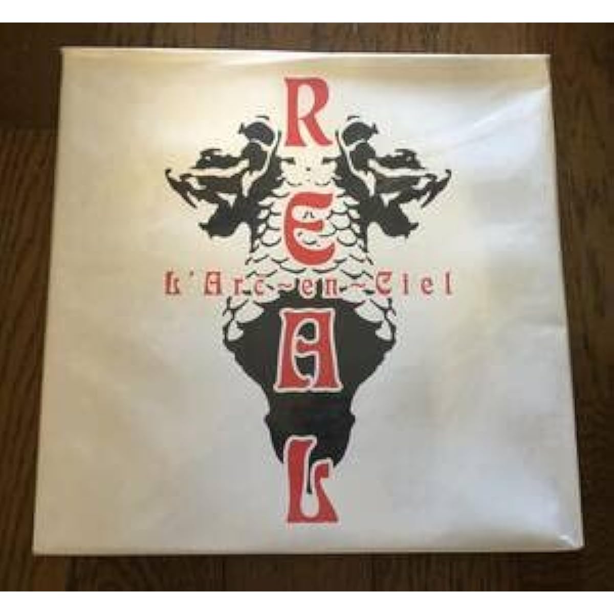 LP 12 inch L'Arc~en~Ciel REALW Paper jacket + envelope specification + color record KSJ2-6034 New unopened Sealed