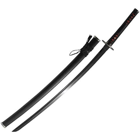 Replica sword, art sword, black slashing sword, large tsuba, large sword, black painted blade pattern, no blade [neu092km], art sword (cash on delivery not available)