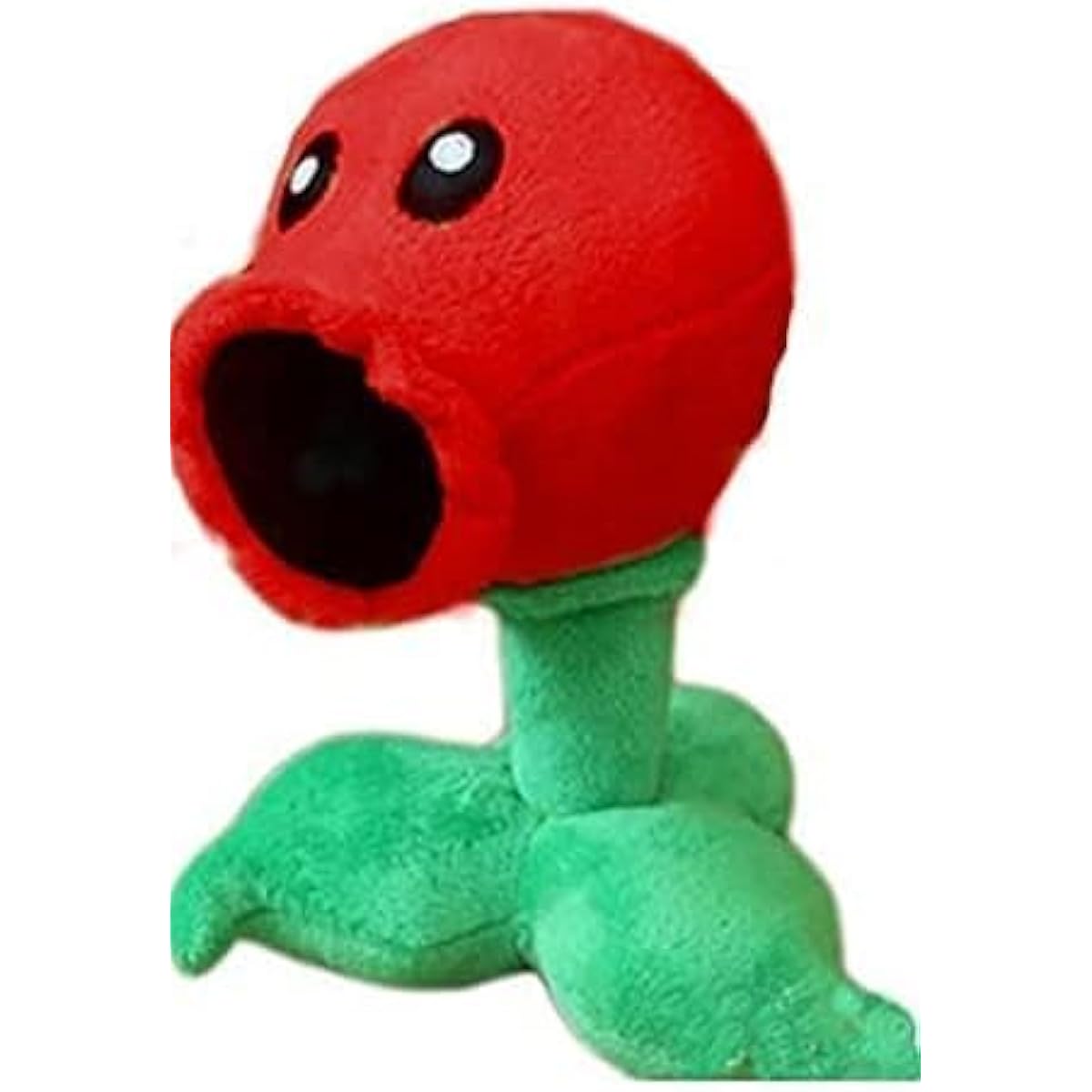 CNRPLAT PVZ Peashooter Plush Toy, PVZ Games Red Cute Stuffed Animal Figure Toys for Birthday Halloween Zombie Valentine's Christmas Super Gift for Boys Girls (9" Red Peashooter Plush Toy)