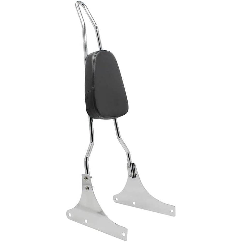 Motaux Passenger Sissy Bar Backrest Harley Heritage Softail FLSTC/Springer FLSTS/Fatboy EFI FLSTF, Chrome