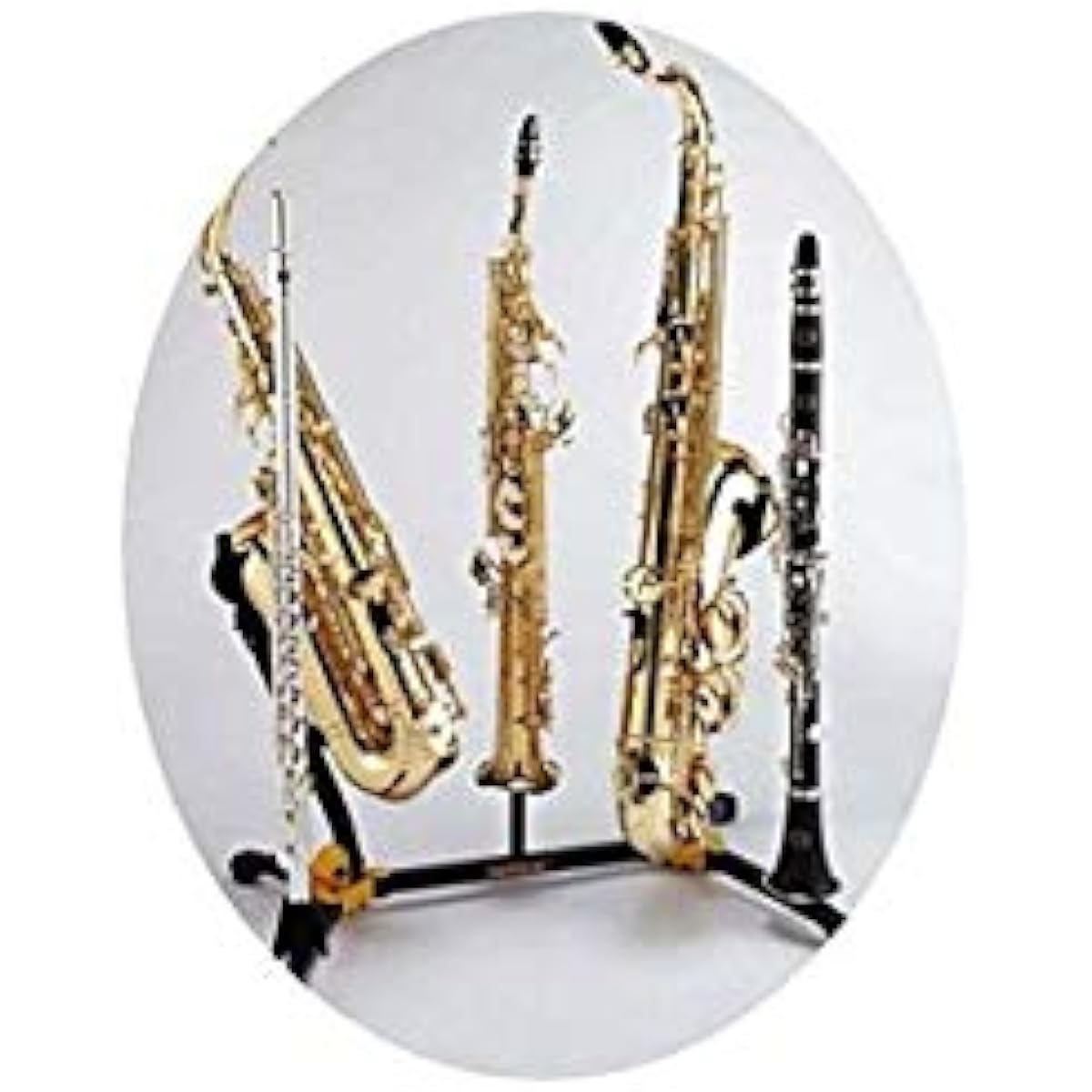 HERCULES STANDS Folding DS538B Saxophone, Flute, and Clarinet Stand