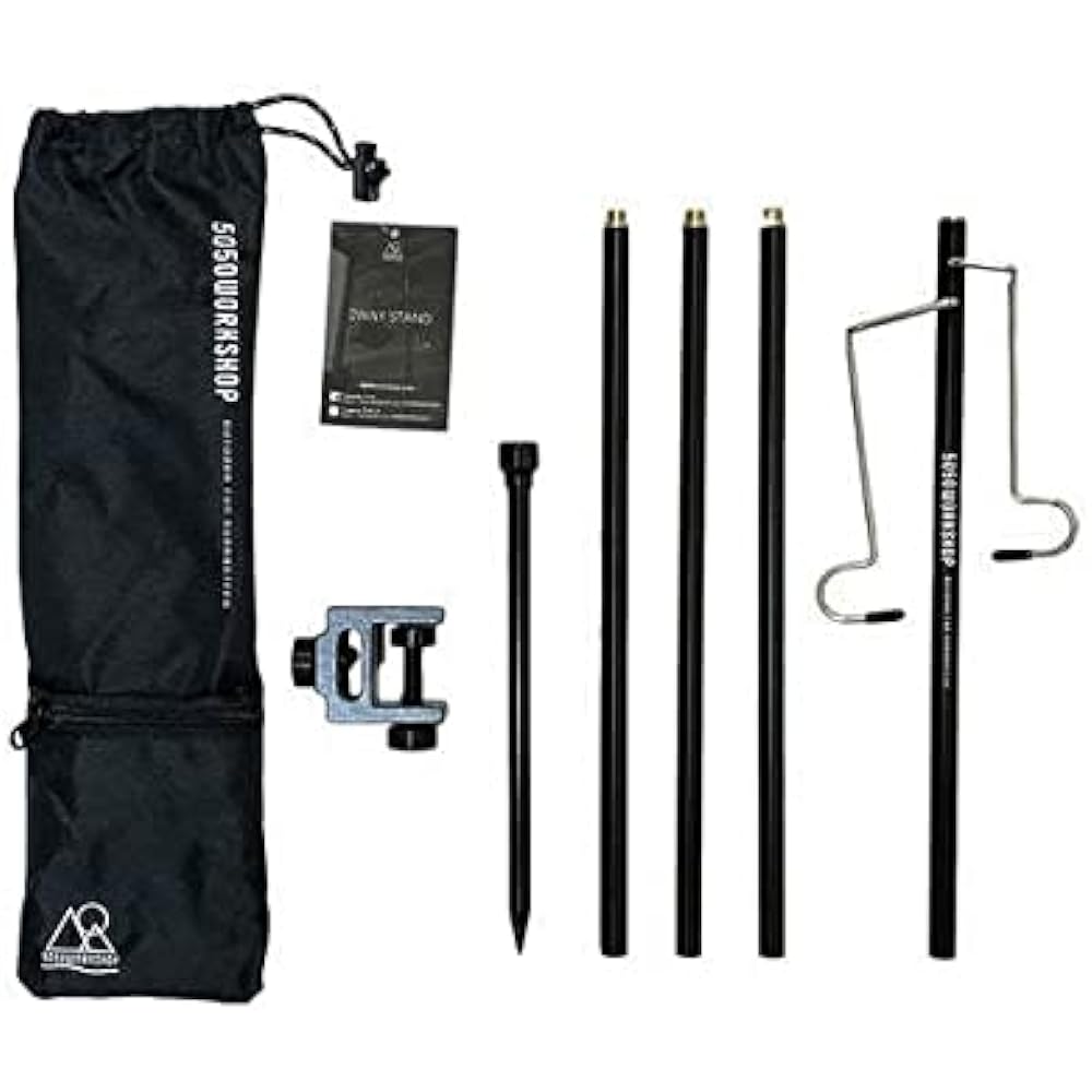 5050Work Shop [2-piece set product] Set of 1 2WAY STAND (lantern stand) and 1 STAND PLATE (extension part for storing small items)
