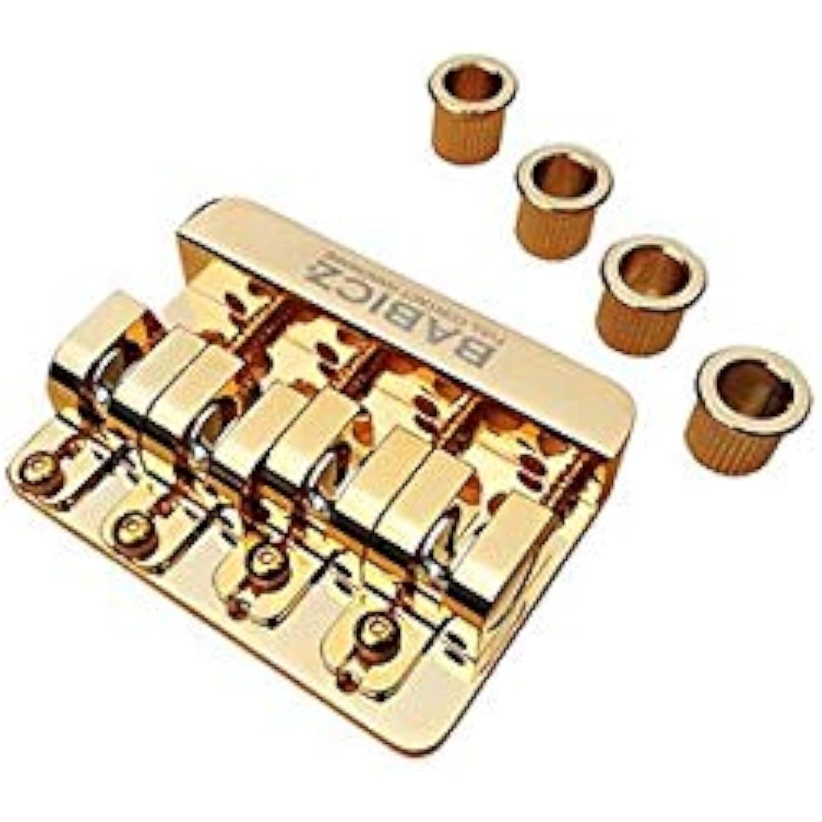 BABICZ Bass Bridge FCH 4-String Bass Bridge String Thru Gold