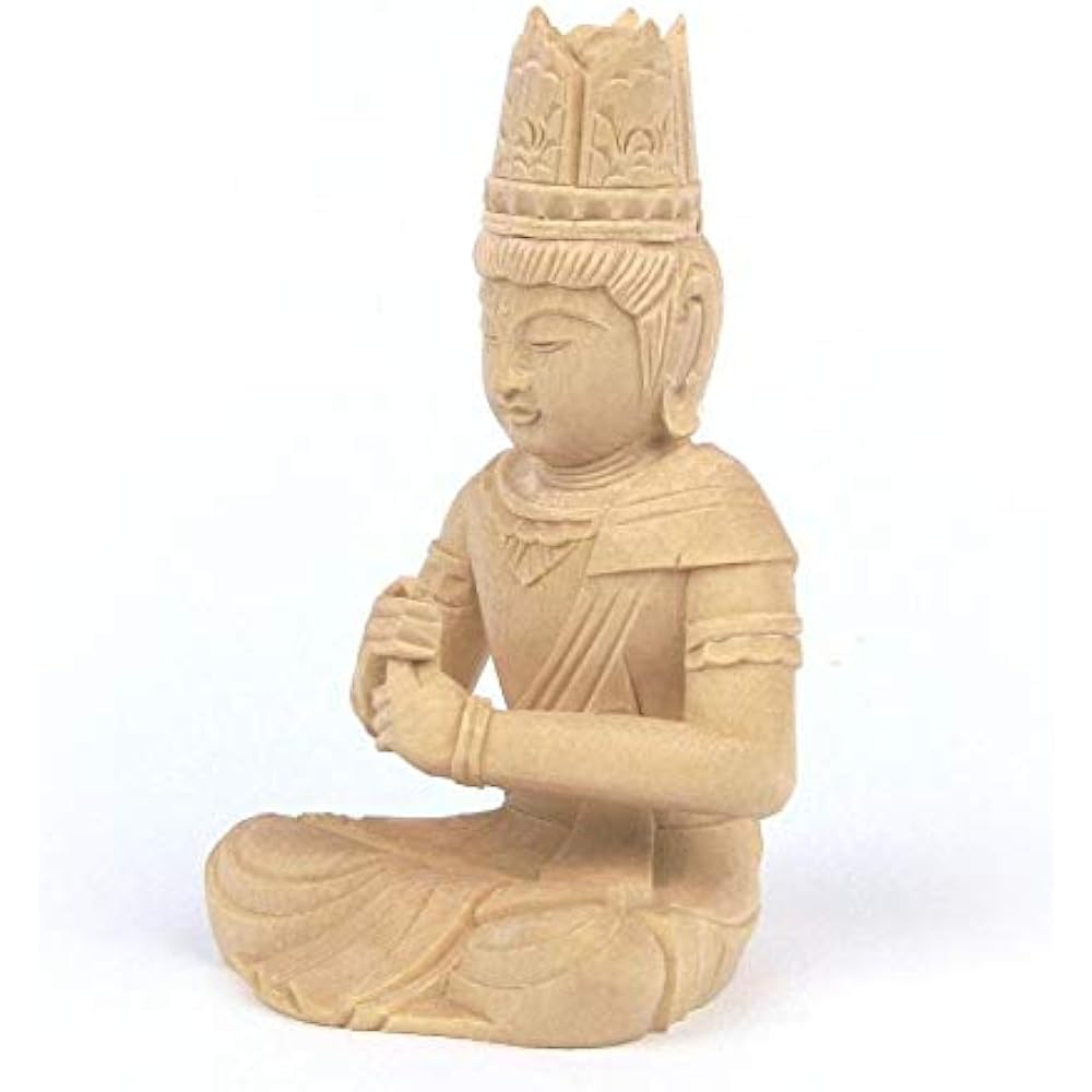Kurita's special Buddha statue [Tathagata] Dainichi Nyorai (Vajra world) seated statue 2.0 dimensions body only (total height 8.5 cm, width 6 cm, depth 5 cm) High quality wood carving made of cypress wood 5564