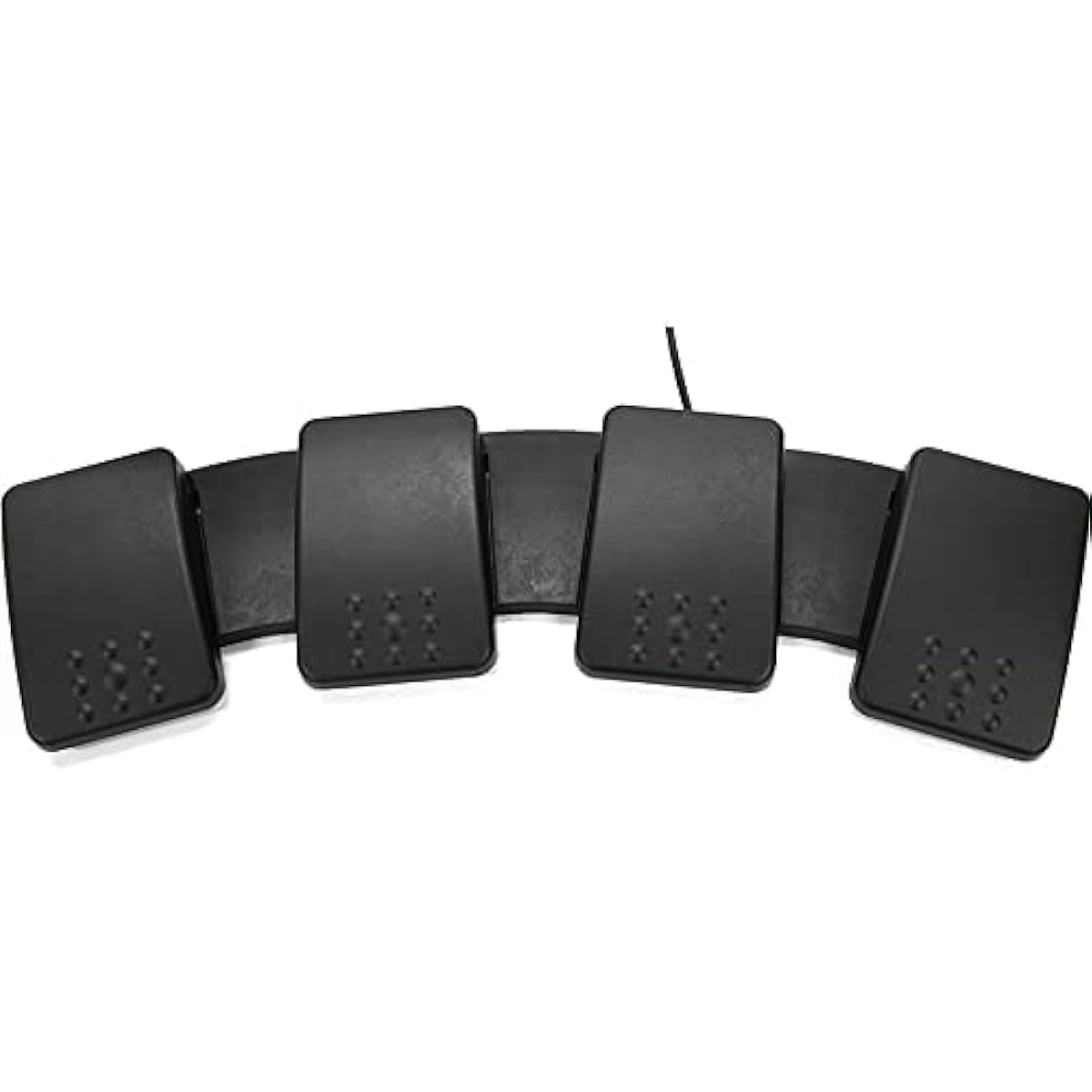 EDIKUN Foot Switch [FS2P4] 4 Pedal Made in Japan Japanese Compatible USB Keyboard and Mouse Signal Output EDIKUN Foot Switch