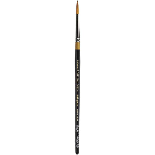 Original gold paint brush round, size: 5