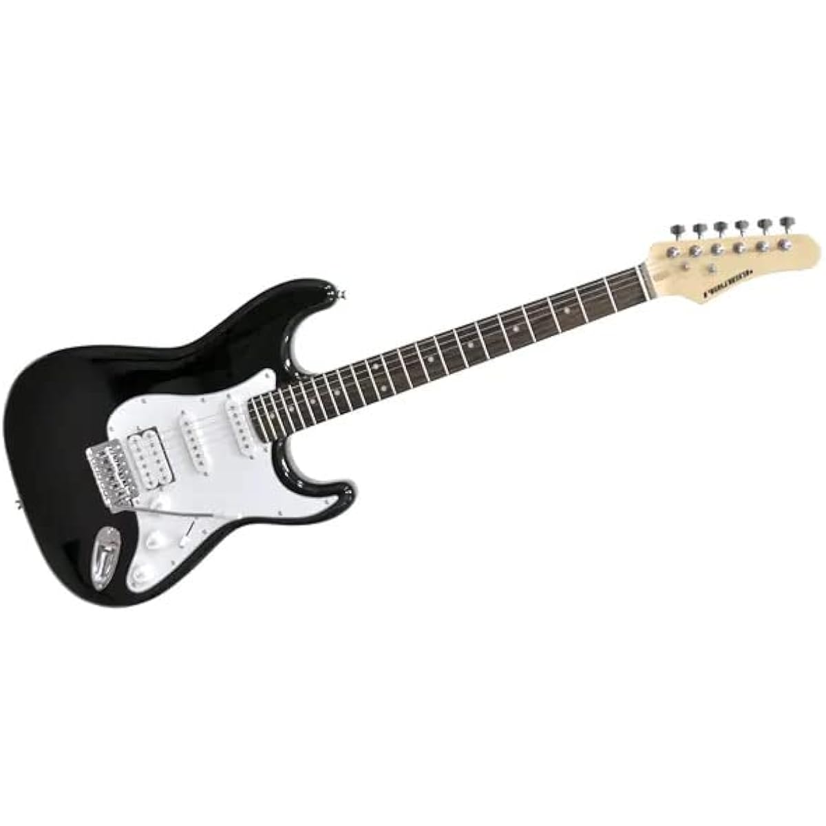 PLAYTECH Electric Guitar Stratocaster Type ST250 S-S-H Rose Black