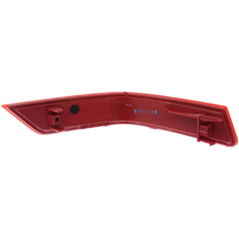 Compatible with Nissan Rogue Driver Side Rear Bumper Reflector with Light Bulb CAPA Certified Replacement for NI1184105-26565-6FV0B
