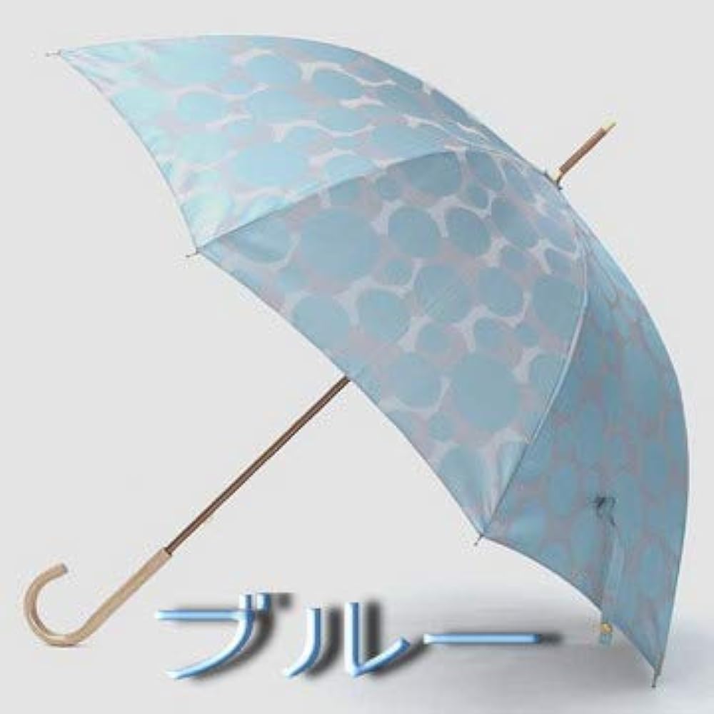 Makita Shoten Umbrella, Women's, Rain Umbrella, Long Umbrella, Nordic Jacquard (Bubble), Hand Open, Made in Japan