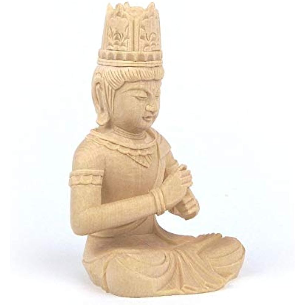 Kurita's special Buddha statue [Tathagata] Dainichi Nyorai (Vajra world) seated statue 2.0 dimensions body only (total height 8.5 cm, width 6 cm, depth 5 cm) High quality wood carving made of cypress wood 5564