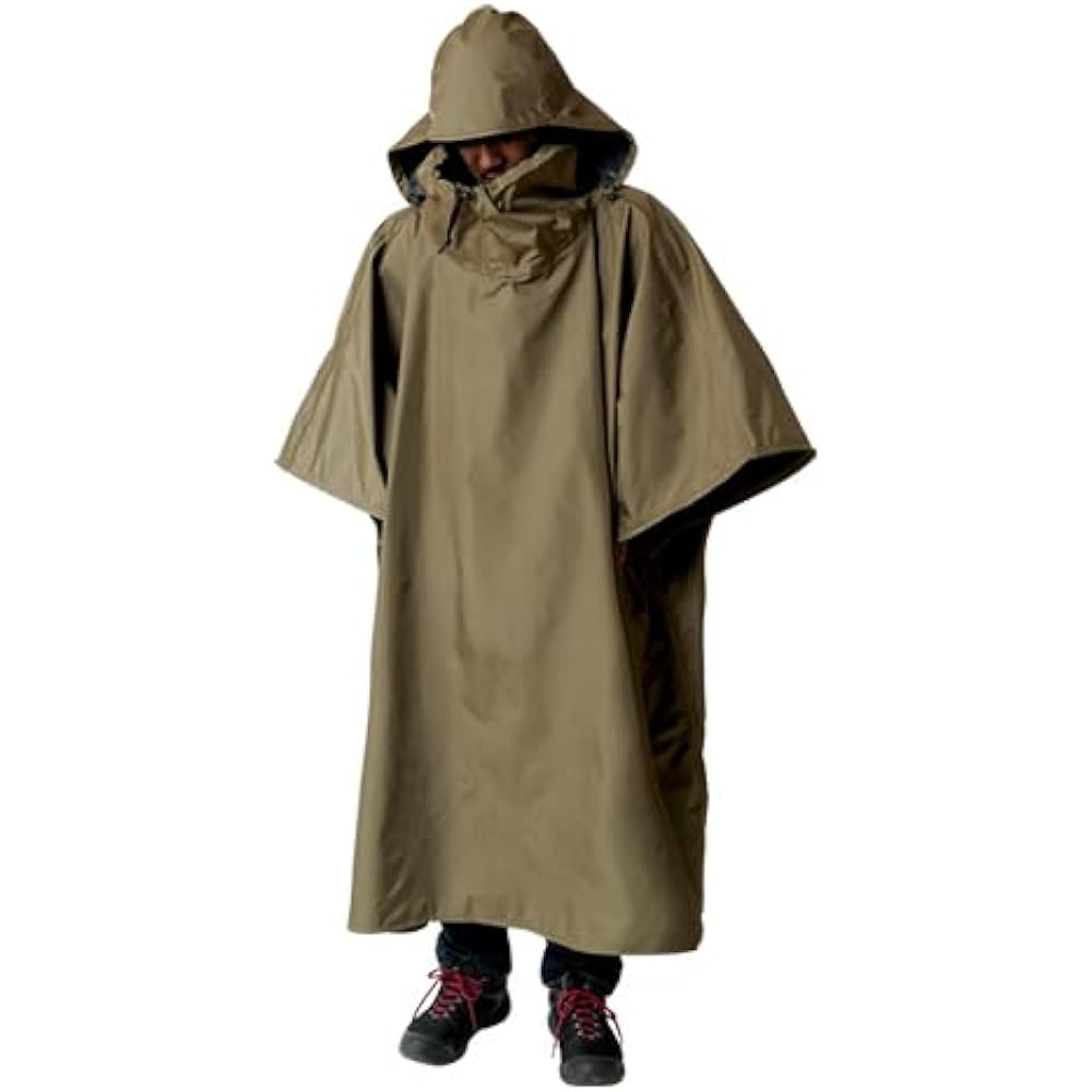 PUROMONTE Unactor (Blackout Poncho) OGD3030 Poncho Tarp Sleepwear Cover 100% Nylon Length 120 x Width 150cm Light Blocking Fabric