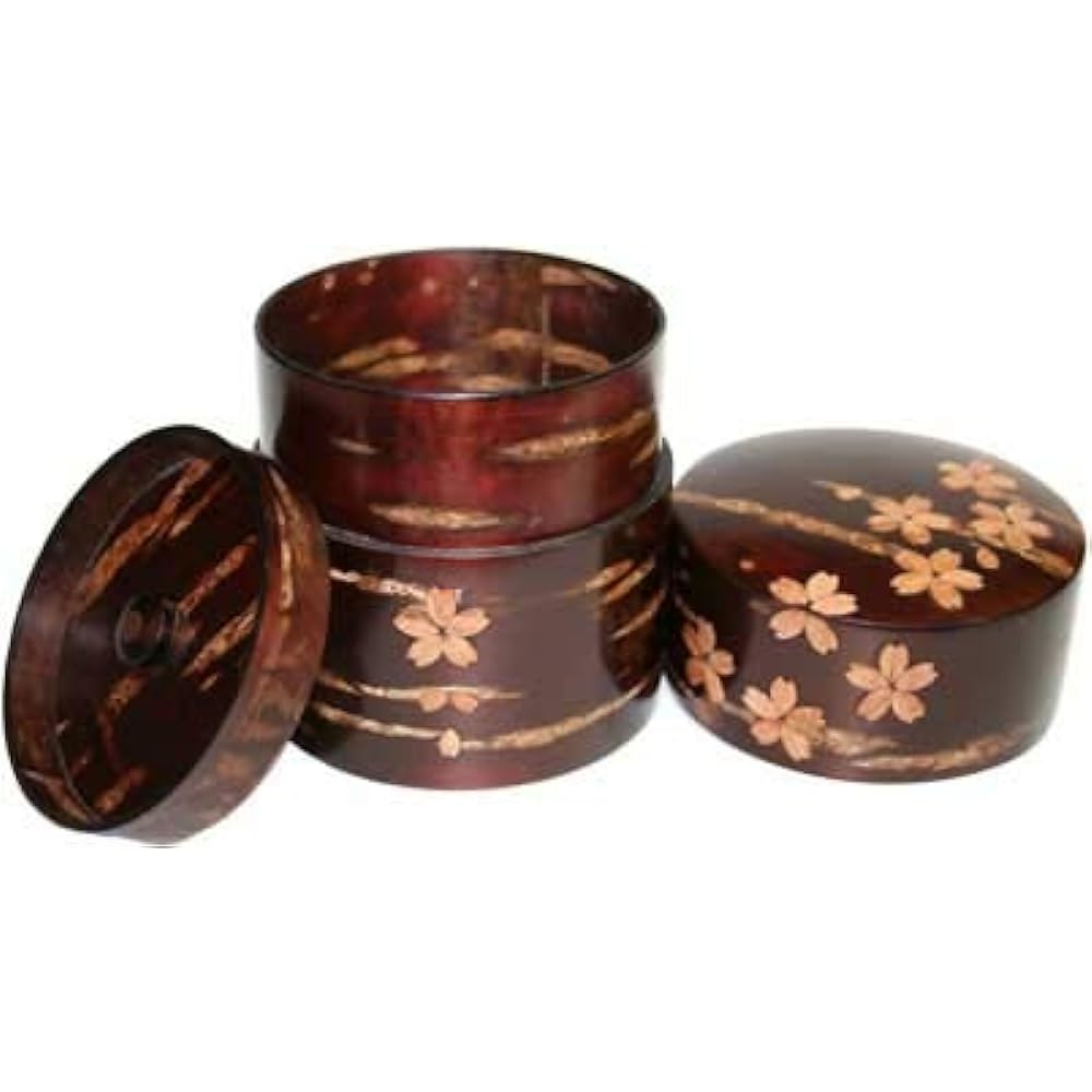 Kakunodate cherry bark work/cherry bark tea caddy (medium)